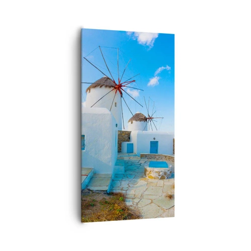 Canvas picture - Blue Wind from the Sea - 65x120 cm