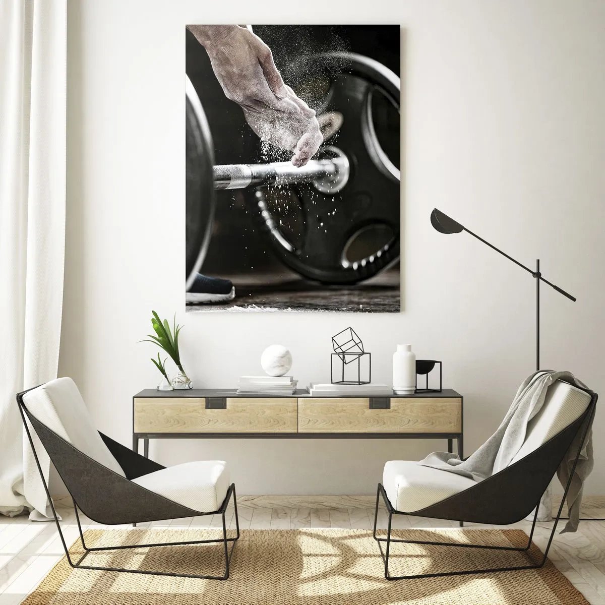 Glass picture - Challenge Accepted! - 50x70 cm