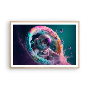 Poster in light oak frame - Star Gate - 91x61 cm