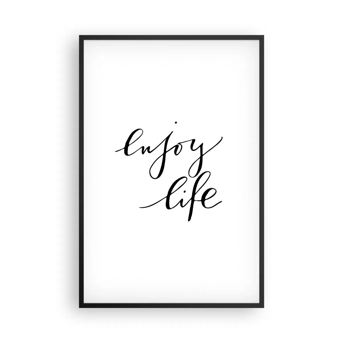 Poster in black frame - Nothing to Add… - 61x91 cm