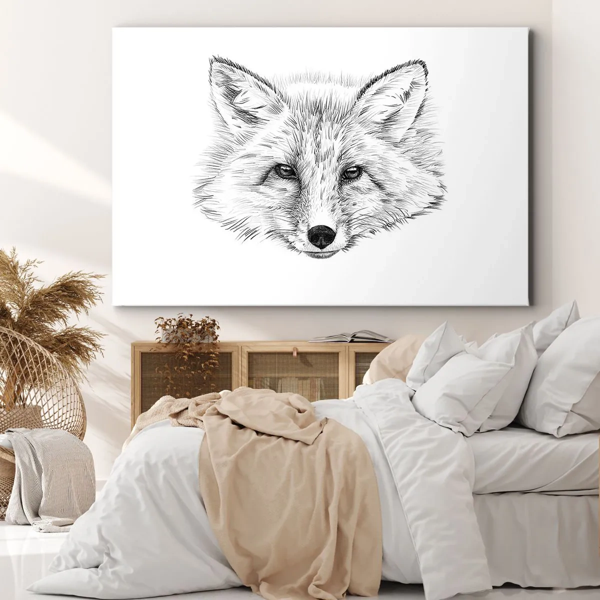 Canvas picture - Foxy Look - 100x70 cm
