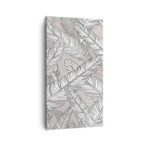 Canvas picture - Storm of Feathers - 45x80 cm