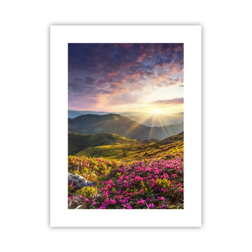 Poster - Freshness of Mountain Morning - 30x40 cm