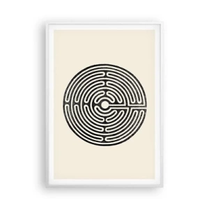 Poster in white frmae - Mysterious Order - 70x100 cm