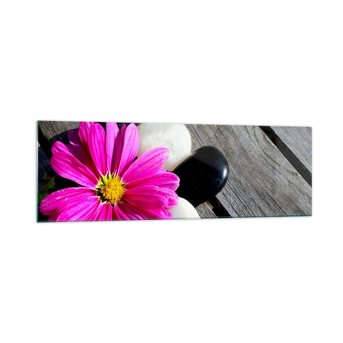 Glass picture - Rest on a Pier - 160x50 cm