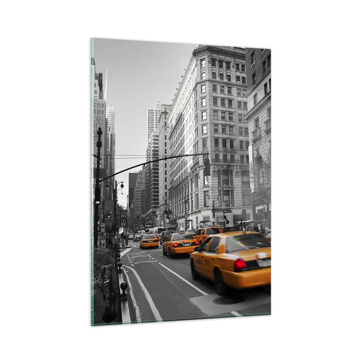 Glass picture - Suns of a Big City - 50x70 cm