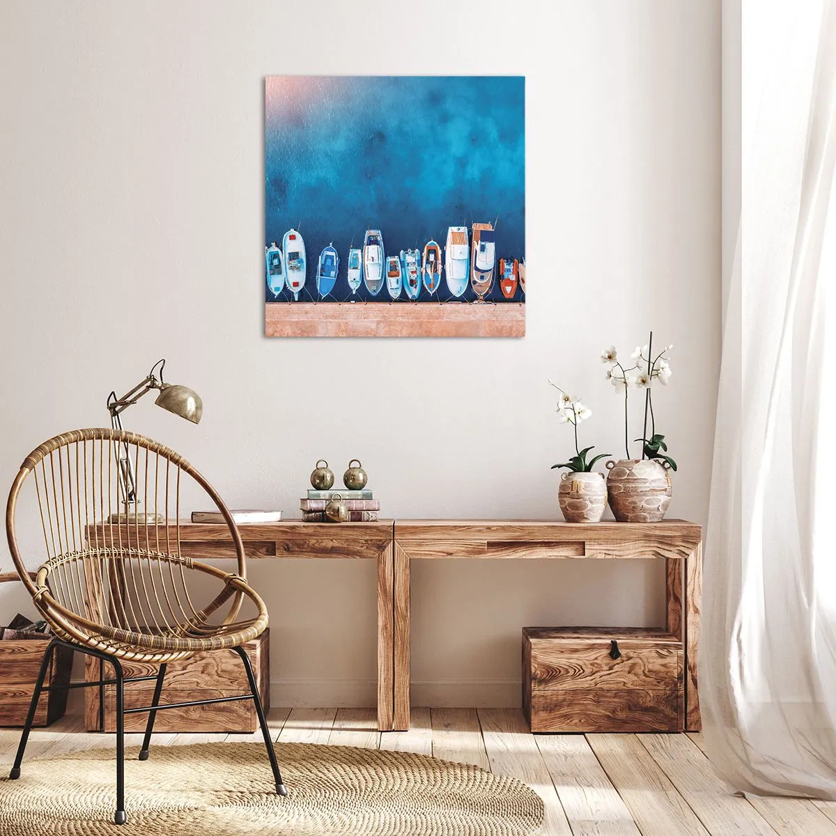 Canvas picture - In One Row - 60x60 cm
