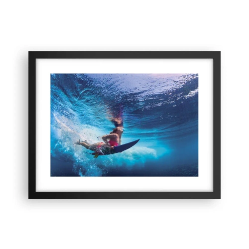 Poster in black frame - Depth of Joy - 40x30 cm