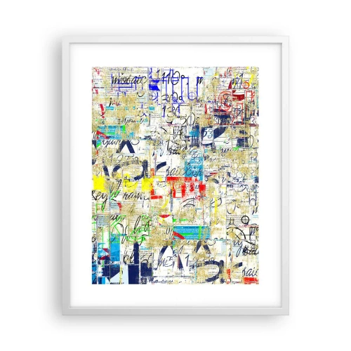 Poster in white frmae - Feast for the Eyes - 40x50 cm