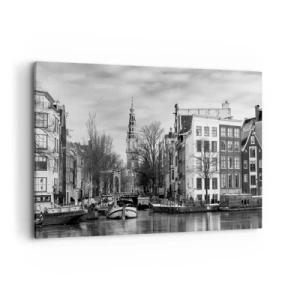 Canvas picture - Amsterdam Atmosphere - 120x80 cm