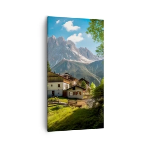 Canvas picture - Alpine Idyll - 55x100 cm
