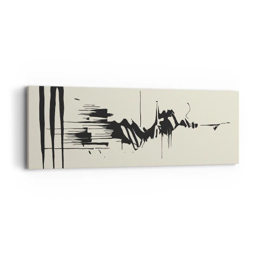Canvas picture - Hasty Abstract - 90x30 cm