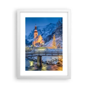Poster in white frmae - Spirit of Christmas - 30x40 cm