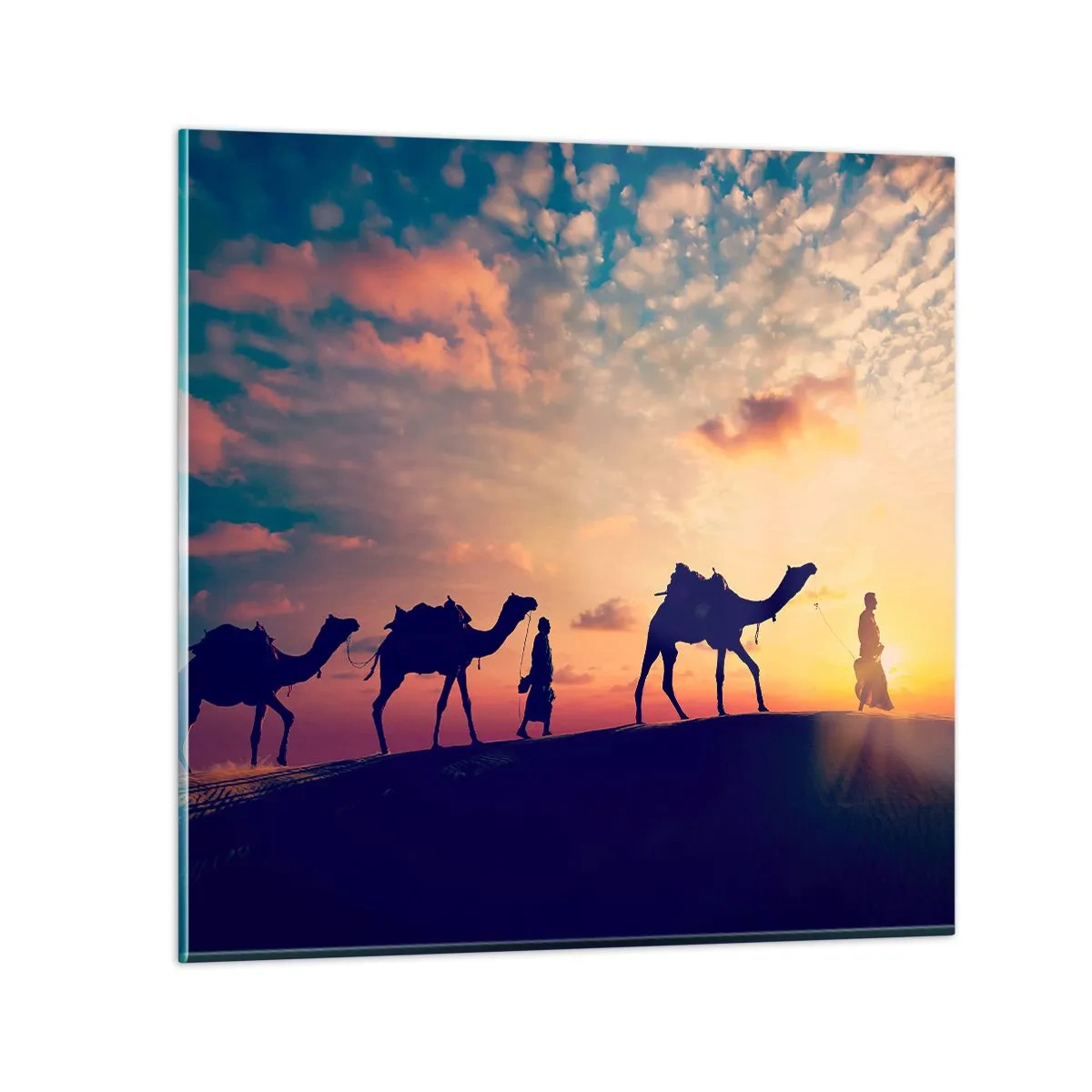 Glass picture - Mysterious Spirit of the Orient - 70x70 cm