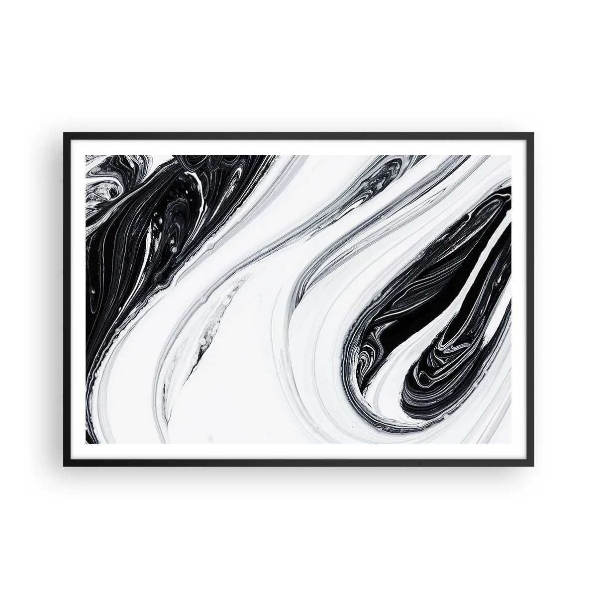 Poster in black frame - Connection of Opposites - 100x70 cm