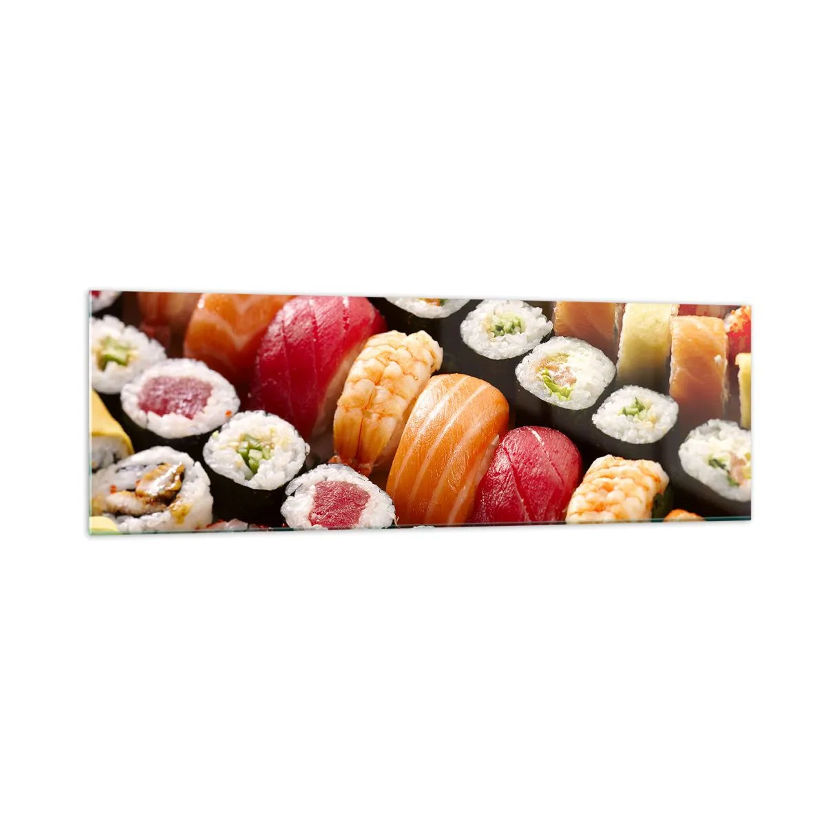 Glass picture - Colours and Flavours of Asia - 160x50 cm