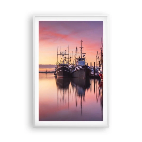 Poster in white frmae - Before Dawn - 61x91 cm