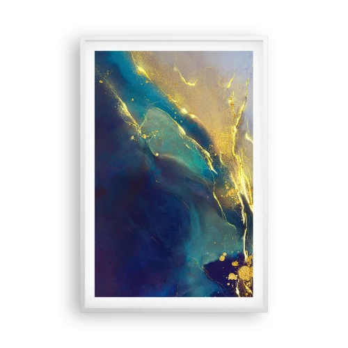 Poster in white frmae - Golden Flood - 61x91 cm