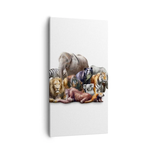 Canvas picture - African Family Photo - 55x100 cm