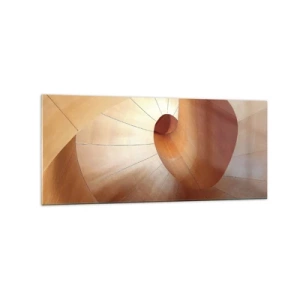 Glass picture - Architectural Serpentine - 120x50 cm