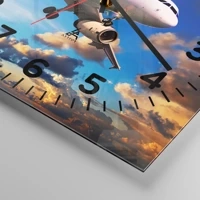 Clock face with numbers