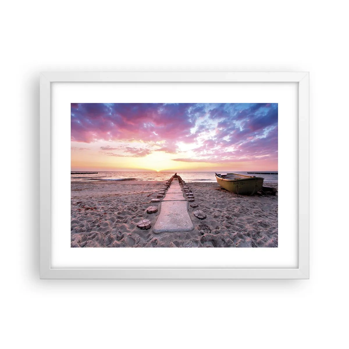 Poster in white frmae - Moments of Profound Experience - 40x30 cm
