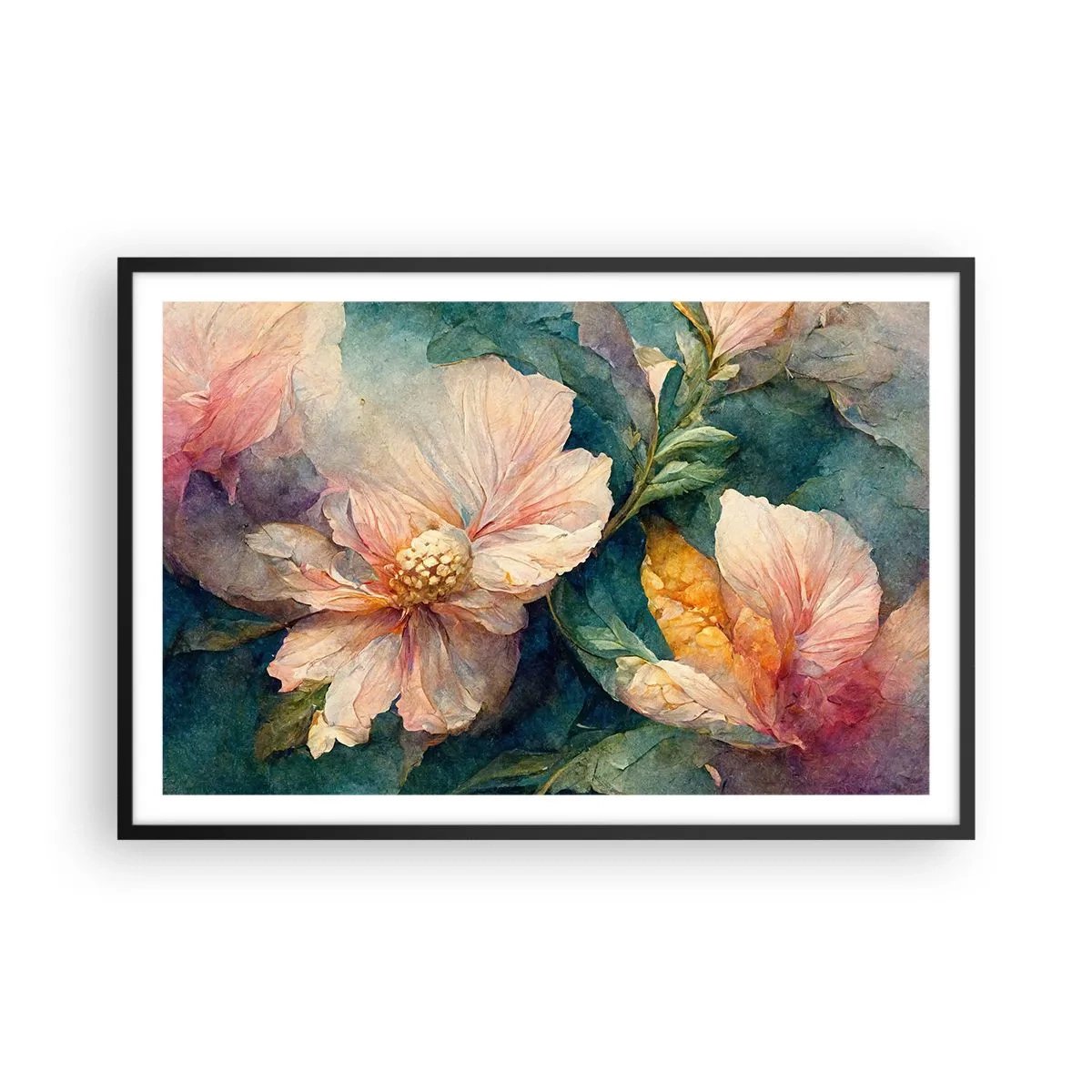 Poster in black frame - Sheer Subtelty - 91x61 cm