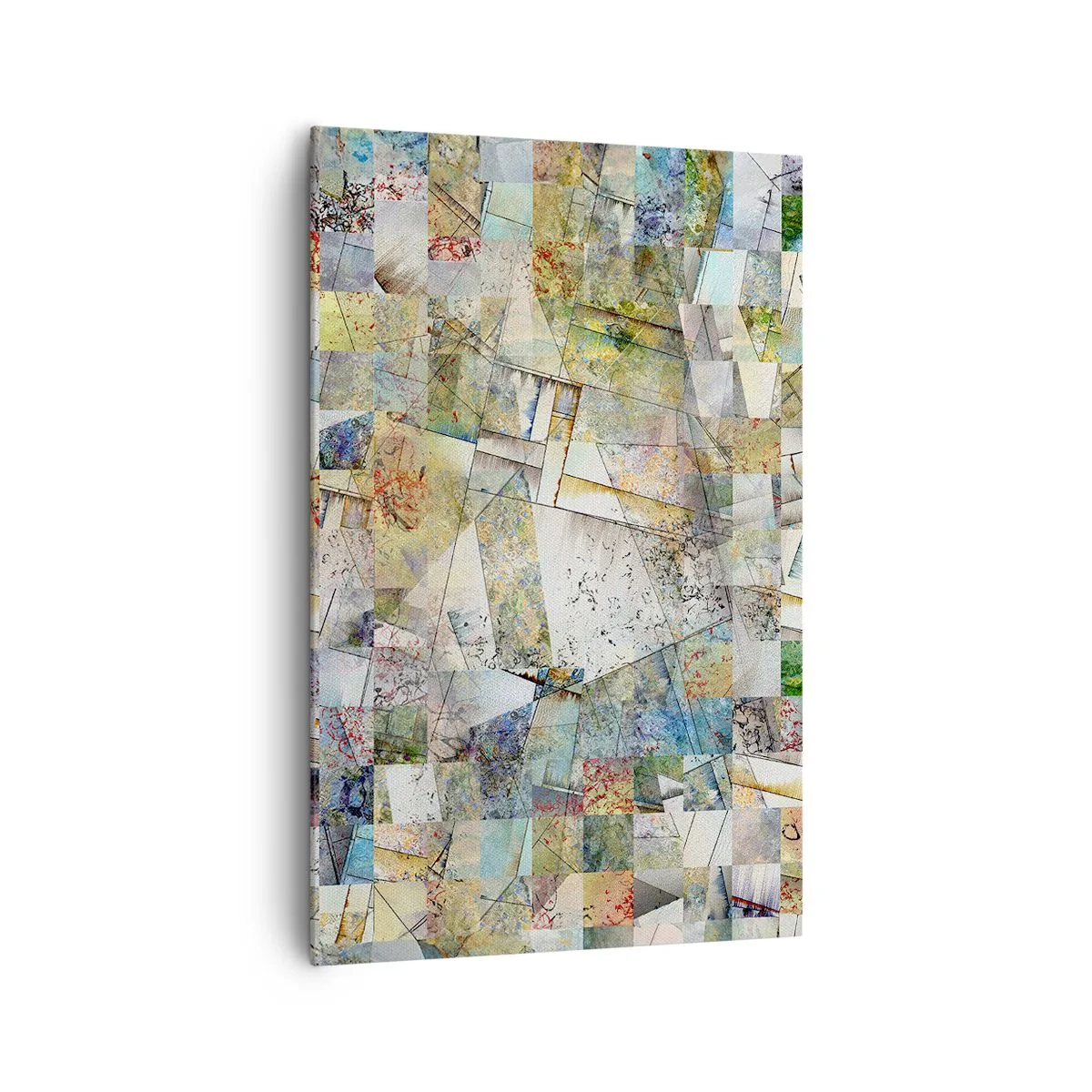 Canvas picture - Geometric Reshuffling - 80x120 cm