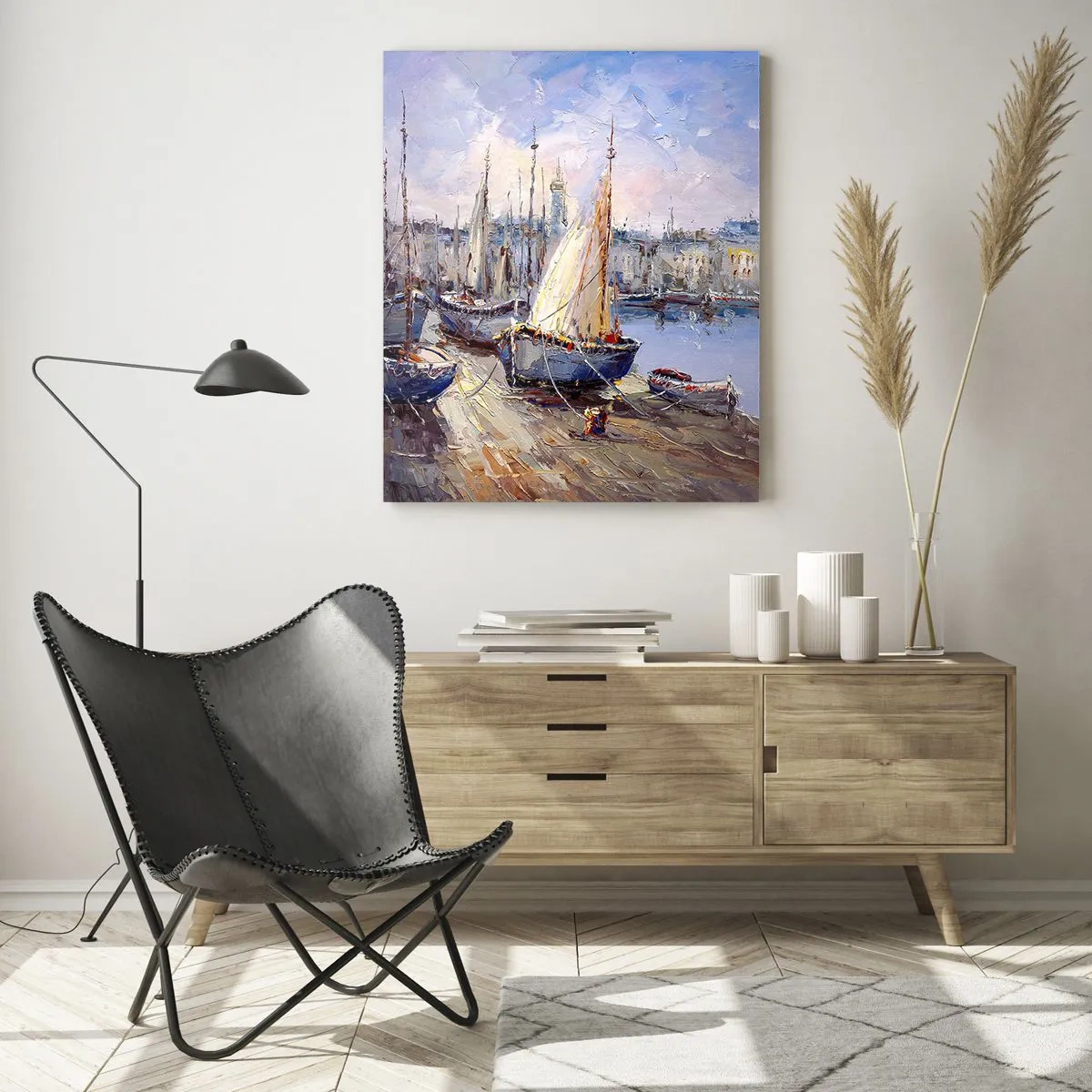 Glass picture - Town by the Bay - 80x120 cm