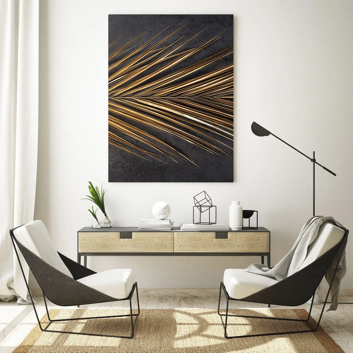 Glass picture - Gold of the Tropics - 50x70 cm