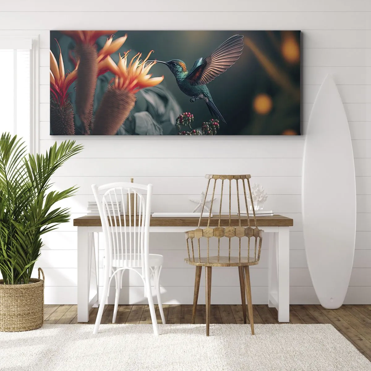 Canvas picture - Really Colourful Life - 140x50 cm