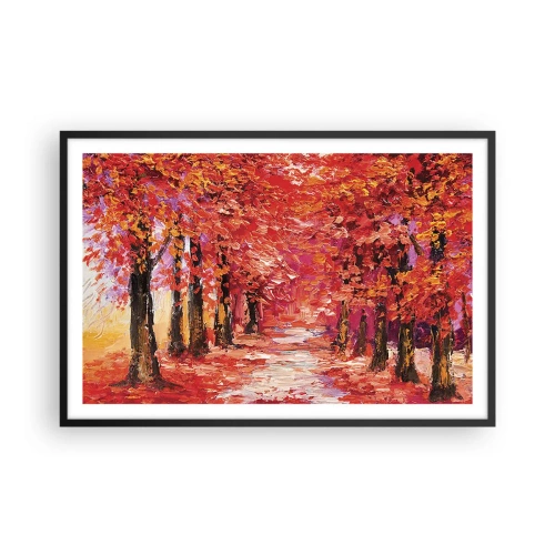 Poster in black frame - Autumnal Impression - 91x61 cm
