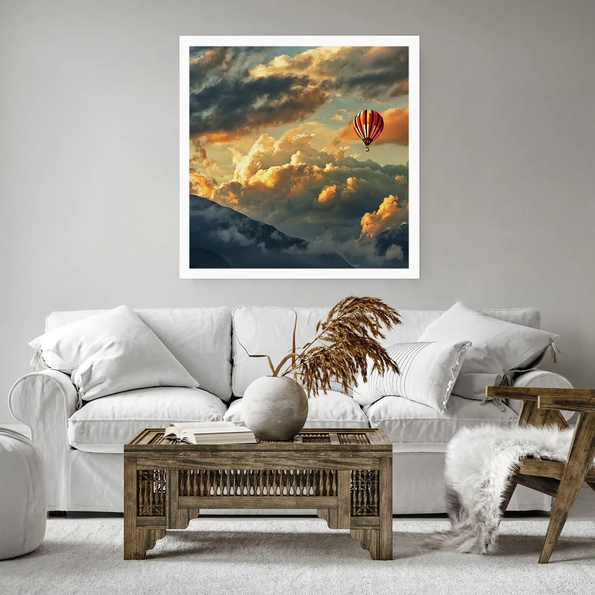 Poster - I Like Flying - 50x50 cm