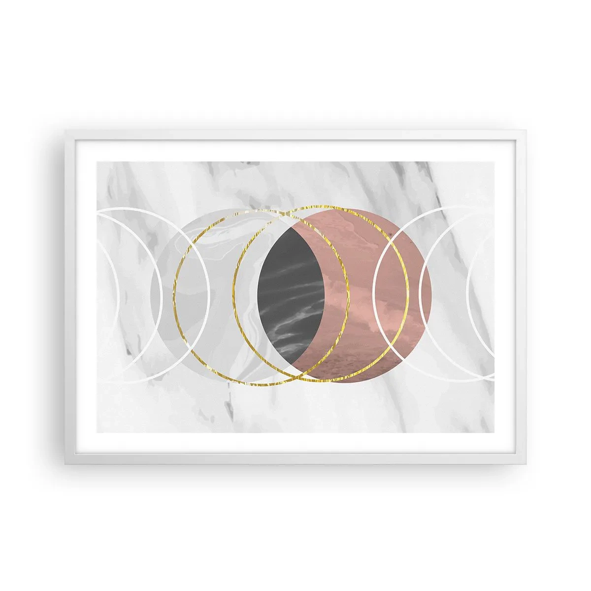 Poster in white frmae - Music of the Spheres - 70x50 cm