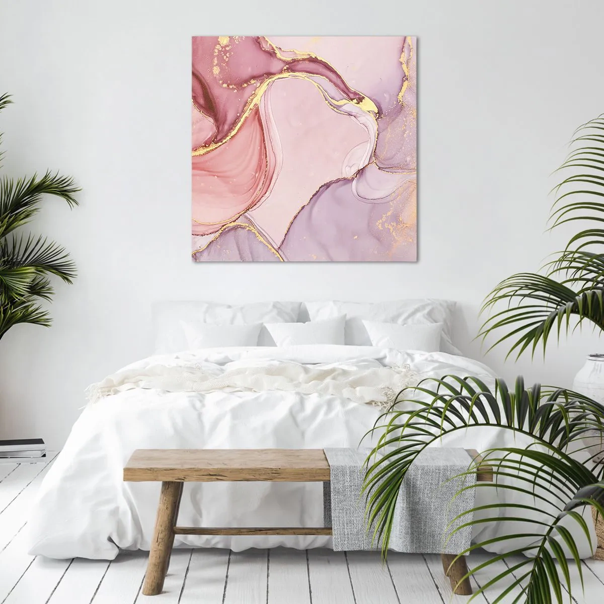 Canvas picture - Caress of Colours - 70x70 cm