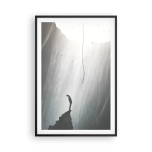 Poster in black frame - There Is Always Some Way Out - 61x91 cm
