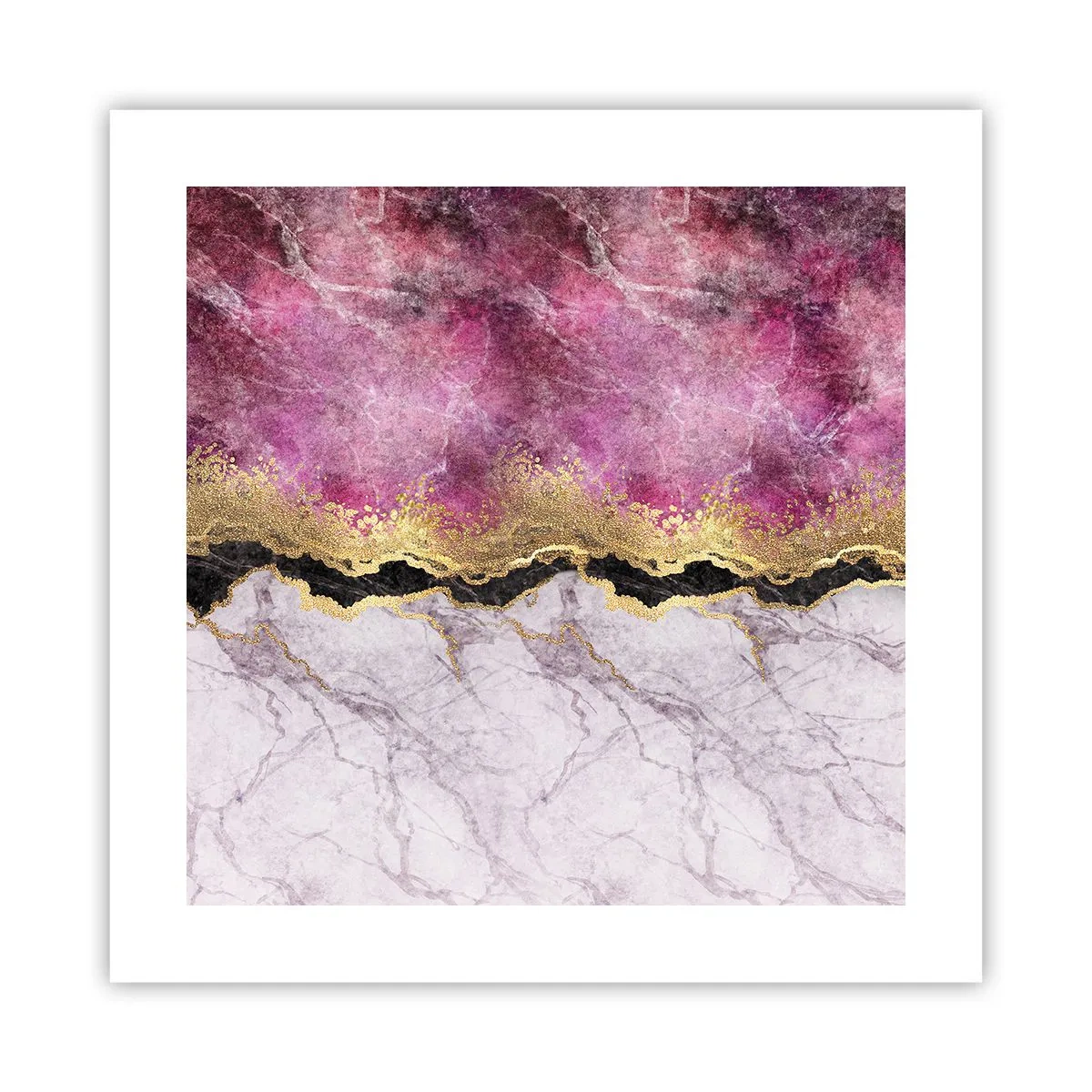Poster - On the Border - 40x40 cm