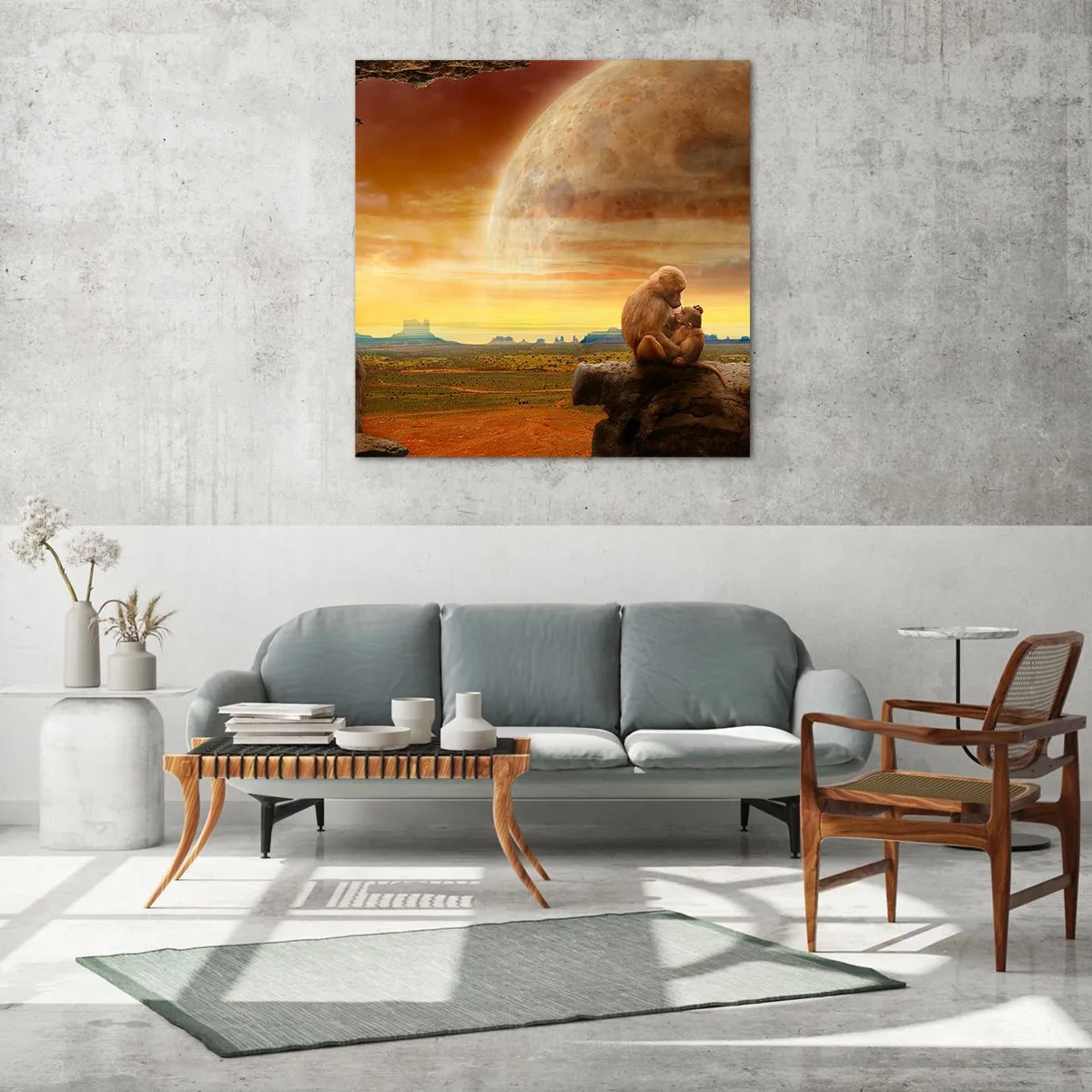 Glass picture - Love Is the Same Everywhere - 40x40 cm