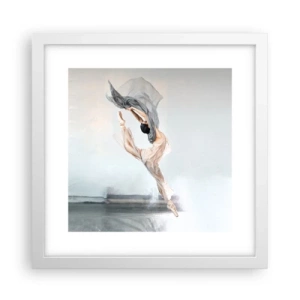 Poster in white frmae - In Dancing Exaltation - 30x30 cm