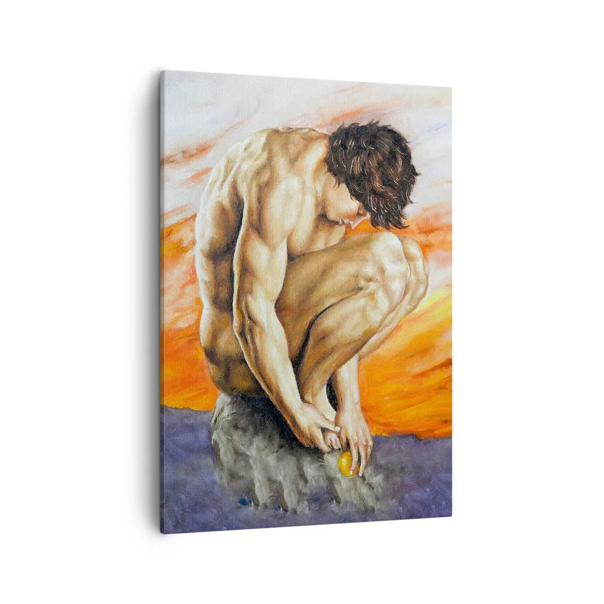 Canvas picture - Submerged in Himself - 50x70 cm