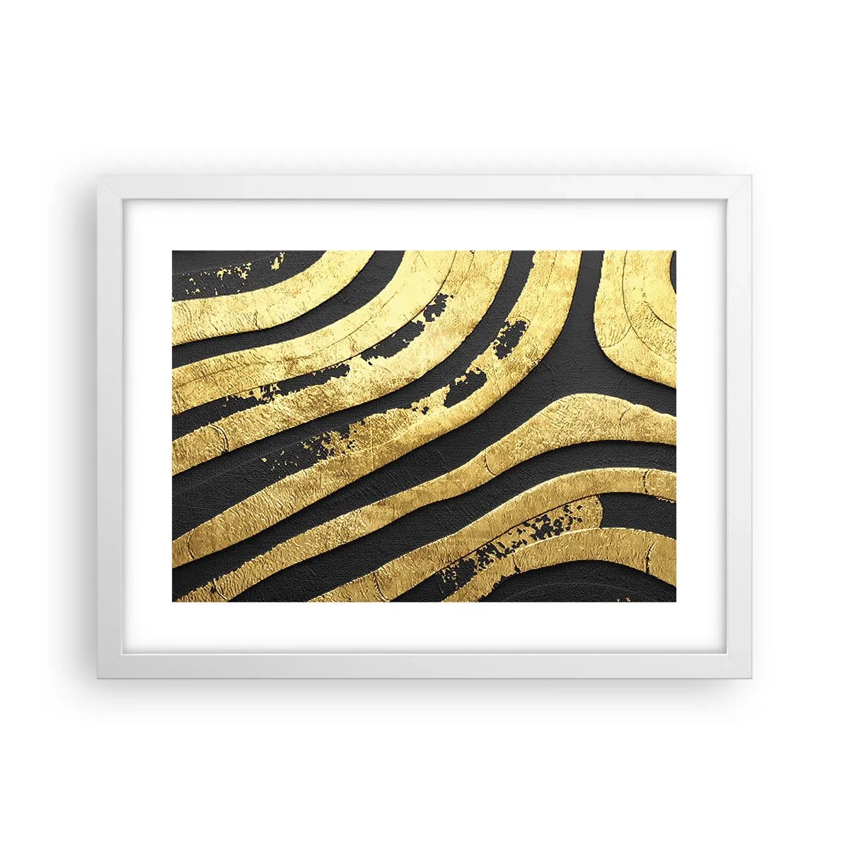 Poster in white frmae - Everything Flows - 40x30 cm