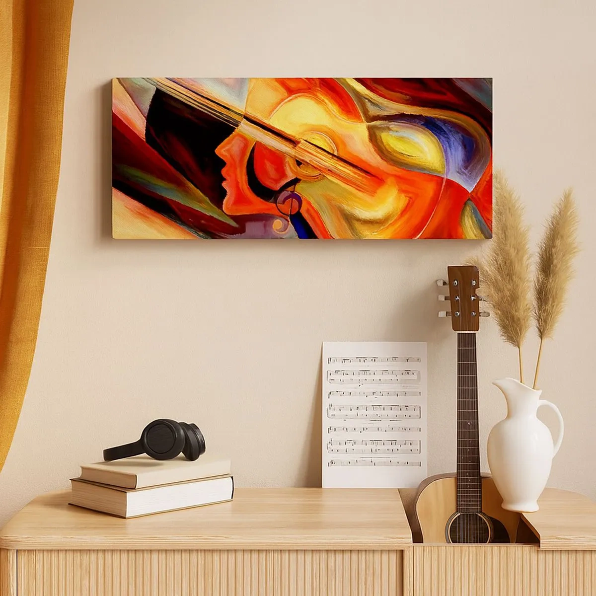 Canvas picture - All Is Tuned Up - 100x40 cm