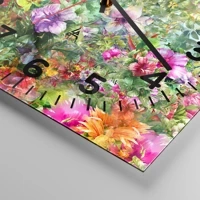 Clock face with numbers