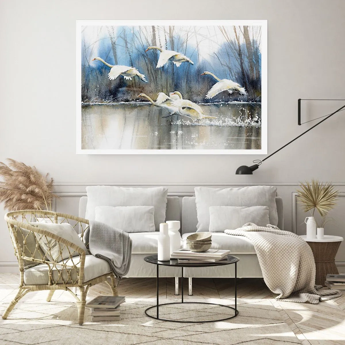 Poster - Like in a Fairy Tale about Wild Swans - 91x61 cm