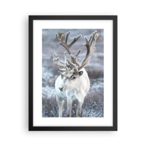 Poster in black frame - Portrait in the Sun - 30x40 cm