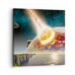 Canvas picture - Space Drama - 30x30 cm