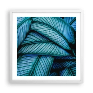 Poster in white frmae - Lifelines - 50x50 cm