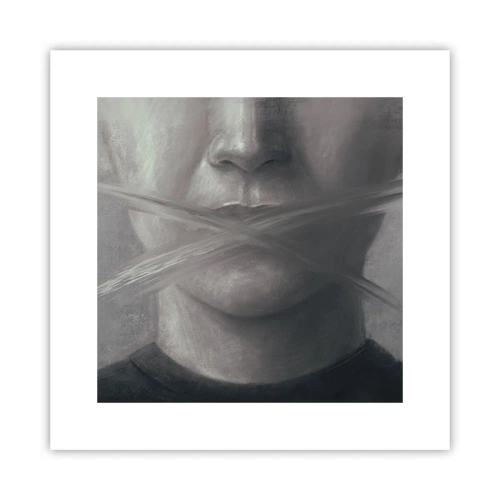 Poster - Not a Word - 30x30 cm