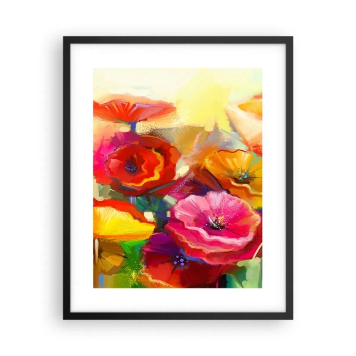 Poster in black frame - Not Only Red - 40x50 cm