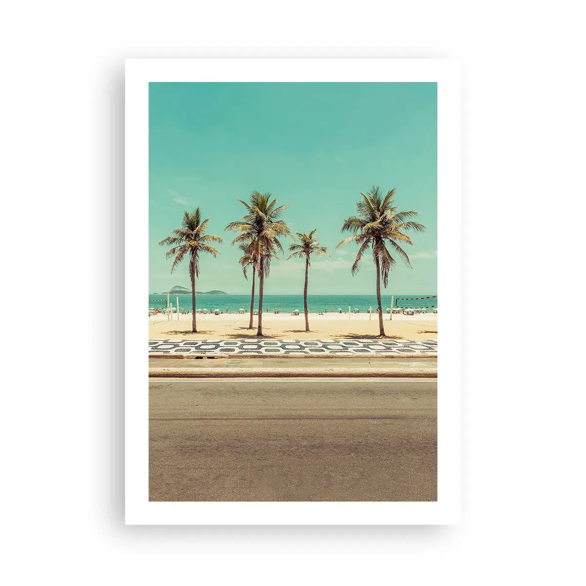 Poster - By the Beach - 50x70 cm